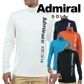 アドミラル ゴルフ 2023年秋冬モデル メンズ スエード起毛 ハイネック 長袖シャツ ADMA395 Admiral GOLF【23】