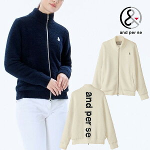【特価】アンパスィ 秋冬モデル レディース セーター AFF2533D5 and per se 温かい 軽量 保温 防風 ウォッシャブル【23】
