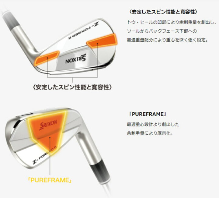 楽天市場】【特注】23SSダンロップ メンズ スリクソン Z-FORGED II 