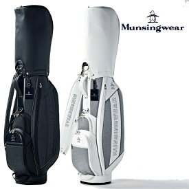 マンシング　2023年秋冬モデル メンズ MIXニット キャディーバッグ 3.1kg 9.0型 6分割 47インチ対応 MQBWJJ02 Munsingwear [マンシングウェア]【23】