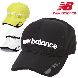 ニューバランス 2023年春夏モデル ユニセックス NEW BALANCE パンチング加工 タフタ 6パネルキャップ (UNISEX SPORT) 0123187006 【23】