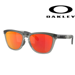 �I�[�N���[ FROGSKINS RANGE (A) MATTE GREY SMOKE/GREY INK PRIZM RUBY �T���O���X OO9284A-0155 OAKLEY�y23�z