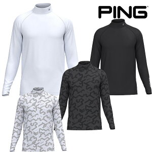 【特価】ピン アパレル 秋冬モデル メンズ 長袖 ハイネック インナーシャツ 621-3266901 PING GOLF【23】