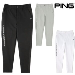 【特価】ピン アパレル 秋冬モデル レディース ナイロン テーパード パンツ 622-3231800 PING GOLF【23】