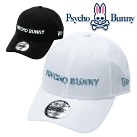 サイコバニー ユニセックス NEW ERA コラボ キャップ PBMG352F Psycho Bunny【23】