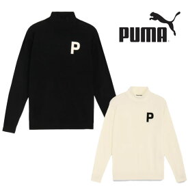 プーマゴルフ 2023年秋冬モデル メンズ P ハイネック ニット セーター 624879 PUMA GOLF 【23】