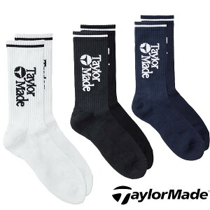 ★10/25 24H限定!最大1万ポイントバック♪※要エントリー★テーラーメイド メンズ ミドルソックス TL021 TaylorMade【23】
