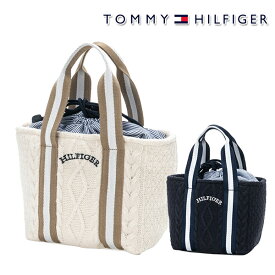 トミーヒルフィガー 2023年秋冬モデル ユニセックス ケーブルニット ラウンドバッグ THMG3FBL TOMMY HILFIGER【23】