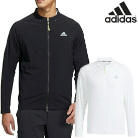 【特価】★ブルゾンランキング「第一位」！★【50％OFF！】アディダスゴルフ 春夏モデル メンズ フルジップクルーネックジャケット TO015【22】adidas golf ゴルフウエア ブルゾン