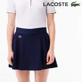 ラコステ 2024年春夏モデル レディース ウルトラドライ ゴルフ スカート JF9433-99 LACOSTE【24】