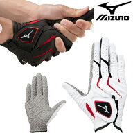 ミズノ メンズ 24 W-GRIP ゴルフグローブ 右手用 5MJMR401 右手装着用【24】