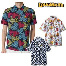 【特価】ラウドマウス 2024年春夏モデル メンズ 柄 半袖シャツ 764-602 LOUDMLOUTH（ラウドマウス）【24】