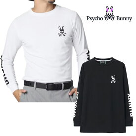 サイコバニー アパレル 2024年春夏モデル メンズ 長袖 インナーシャツ GF428 Psycho Bunny【24】