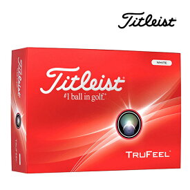 24SSタイトリスト TRUFEEL トゥルーフィール ゴルフボール 1ダース Titleist【24】