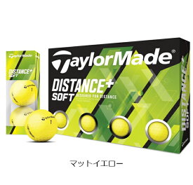 テーラーメイド　メンズ　ディスタンスプラスソフト　ゴルフボール　1ダース【20】