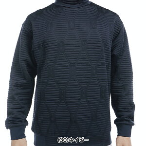 【特価】トミーヒルフィガー 秋冬モデル メンズ ジャカートキルト モックネック スウェット THMA477【24】