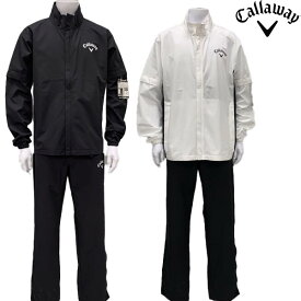 ★12月限定★【全品対象！エントリーでポイント3倍！】キャロウェイ メンズ レインウェア 上下セット C25989100【25】