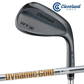 ダンロップ メンズ クリーブランド RTZ ブラックサテン ウェッジ ダイナミックゴールド (NEWデザイン) スチールシャフト【25】