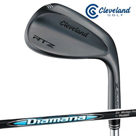 【メーカーカスタム】ダンロップ メンズ クリーブランド RTZ ブラックサテン ウェッジ Diamana ZXi for CG カーボン (ウエッジ専用) カーボンシャフト【25】