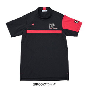 ルコック 2025年春夏モデル メンズ VICHYチェックジャガードモックネック 半袖シャツ LG5SHS50M【25】