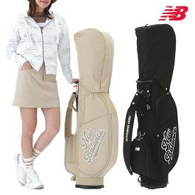 ニューバランスゴルフ 2025年秋冬モデル ユニセックス キャディーバッグ 3.4kg 9型 47インチ対応 6分割 フルレングスセパレーター ネームプレート付属 刻印タイプ 012-5280001【25】
