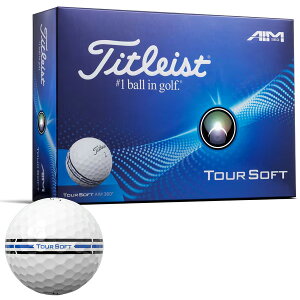 タイトリスト TOUR SOFT 360 ツアーソフト エイム 360 ゴルフボール 1ダース Titleist【25】
