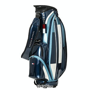トミーヒルフィガー 2025年秋冬モデル ユニセックス エナメル スポーツ キャディーバッグ 4.2kg 9型 5分割 セパレーター3分割 47インチ対応 ネームプレート付属 刻印タイプ THMG5FC1【25】