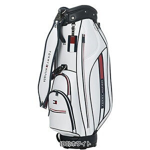 トミーヒルフィガー ユニセックス CB フラッグロゴ カートキャディーバッグ THMG5SC4 3.8kg 9型 5分割 47インチ対応 ネームプレート付属 刻印タイプ【25】