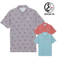 アンパスィ andperse 2026年春夏モデル メンズ COOL is COOL プリンテッド 半袖シャツCOOL is COOL プリ…