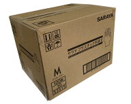 【ケース販売/1箱 ￥660 (税込み)x10箱】サラヤ プラスチック手袋E 53515 (Mサイズ) 100枚入り 10箱