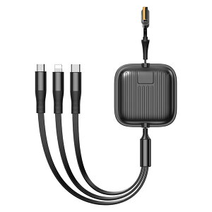 3in2 [dP[u }`[dP[u ^Cvc×2 USB-A + USB-C to USB-C P[u PDΉ100W/6A 莮[dP[u CgjO/USB Type-C/}CNUSBP[u [d RpNg POWER