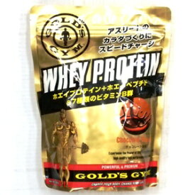 ゴールドジム F5536 ホエイプロテイン チョコレート風味 360g 乳清 動物性たんぱく質 ホエイペプチド アミノペプチド ビタミンB群 筋トレ 筋力トレーニング 筋肉 GoldGym