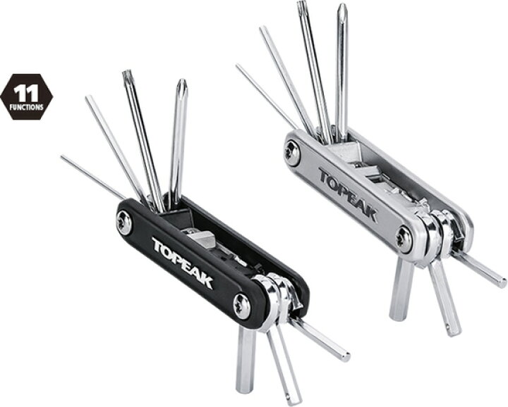 楽天市場 トピーク Topeak 自転車 X Tool X ツール 携帯工具 Mtb クロスバイク メンテナンス ツーリング 簡易的工具 緊急時 整備 六角レンチ ロードバイク 工具 携行 ドライバー ブラックtol シルバーtol パワーピット楽天市場店