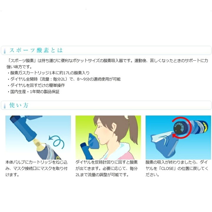 楽天市場】NTG 交換用酸素カートリッジ 5本入り スポーツ酸素DX用 日本 