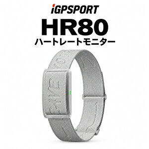 iGPSPORT �A�C�W�[�s�[�X�|�[�c HR80 �n�[�g���[�g���j�^�[ �S���Z���T�[ �A�[���o���h ���w�� Bluetooth ANT+�Ή� �T�C�N�����O �����j���O �g���[�j���O USB Type-C �y�ʃZ���T�[ ���]��