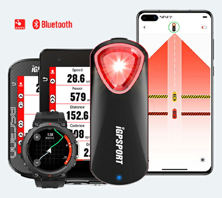 楽天市場】iGPSPORT SRTL SR30 スマートレーダーテールライト NEW 
