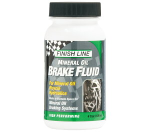 FINISH LINE �t�B�j�b�V�����C�� Brake Fluid (Mineral Oil) �u���[�L �t���[�h (�~�l���� �I�C��) 120ml �{�g�� DISC���[�h ����DISC MTB �N���X�o�C�N �I�C�� �I�����[�h �I�t���[�h ���]��