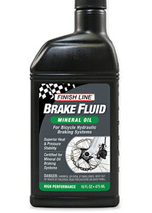 FINISH LINE �t�B�j�b�V�����C�� Brake Fluid (Mineral Oil) �u���[�L �t���[�h (�~�l���� �I�C��) 475ml �{�g�� DISC���[�h ����DISC MTB �N���X�o�C�N �I�C�� �I�����[�h �I�t���[�h ���]��
