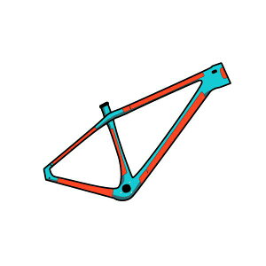 RIDEWRAP Chbv COVERED PROTECTION HARDTAIL MTB Jo[veNV n[he[}EeoCN ]ԕی LYh~ t[ی ]