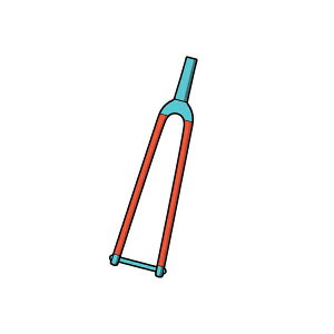 RIDEWRAP Chbv COVERED PROTECTION FORK (ROAD, GRAVEL) Jo[veNV tH[Ni[hAOxj ]ԕی LYh~ t[ی ]