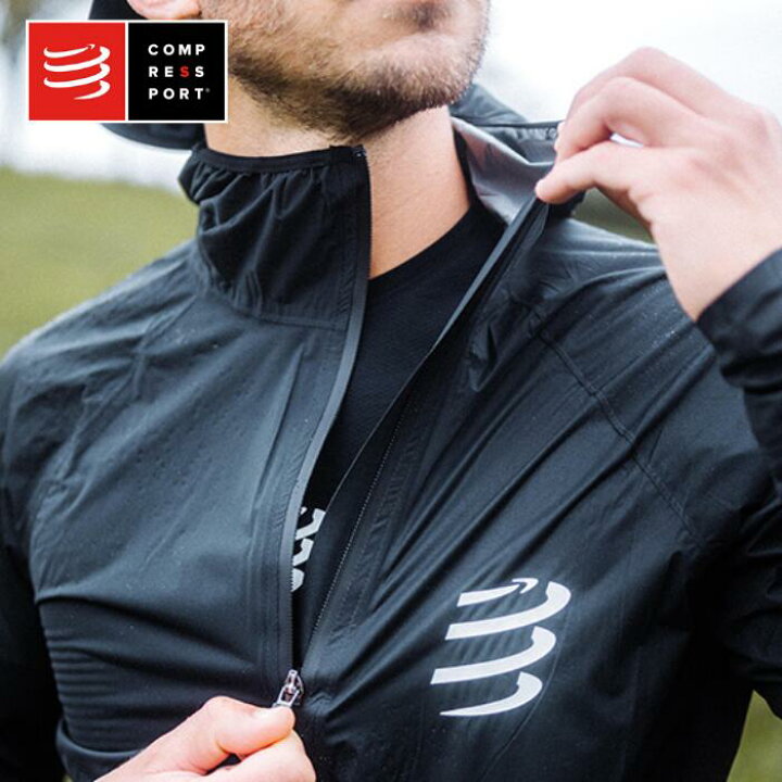 楽天市場】COMPRESSPORT コンプレスポーツHurricane Waterproof 10/10 