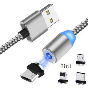 3in1[dP[u USB 1{3 LT8s+MicroUSB+Type-C 3ރ}Olbg[q iPhone iPad android C E 2M JL-MNCB3IN1