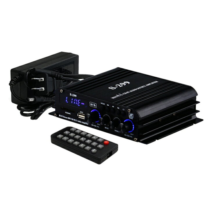 楽天市場】Bluetooth5.0対応 4.1chサラウンドアンプ 4×40W＋RCAサブ 
