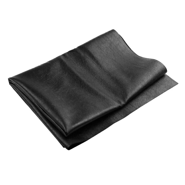楽天市場】PUレザーシート 約85cm×70cm ブラック 0.5mm厚 合皮レザー 