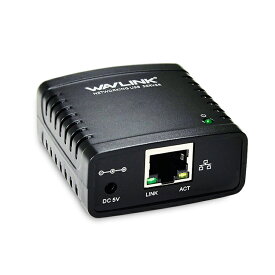 プリンターサーバー Wavlink USB2.0 RJ45 ネットワーク経由プリンター共有 プリンターを複数のパソコンで共有 JL-NU88M43