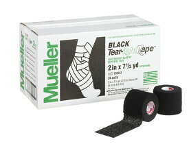 Mueller ミューラー ソフト伸縮テーピング・カラータイプ「ブラック」 ティアライト　ブラック　51mm　（24本セット）130642