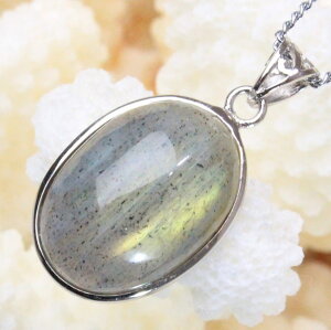 ラブラドライトペンダント|ラブラドライト曹灰長石Labradorite【首飾りNecklaceペンダントトップPendantネックレス】メンズMen'sレディースLadies限定一点物ラブラドライト