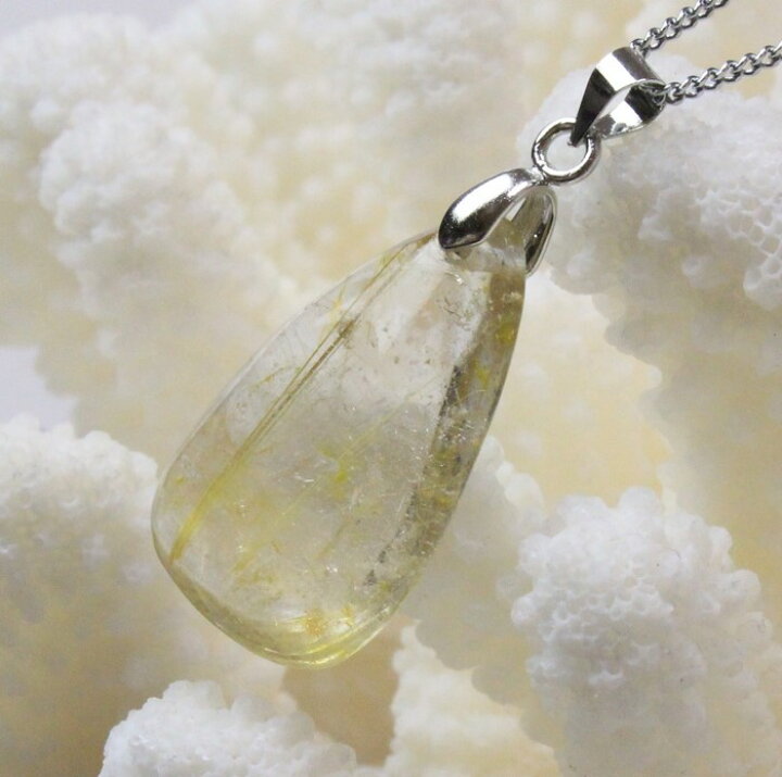 楽天市場】ルチルクォーツ ペンダント｜rutile quartz ルチルテッド 