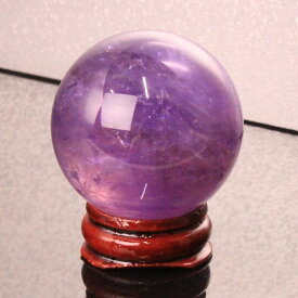 【42mm】アメジスト 丸玉｜アメシスト Amethyst 紫水晶 アメジスト【原石 Circle Ball 球体 置物 台座 水晶球 大玉 水晶玉 Ruth Sphere Crystal ball ルース Gemstone】メンズ レディース パワーストーン 天然石 海外直輸入価格 アメジスト