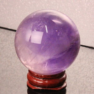 【46mm】アメジスト 丸玉|アメシスト Amethyst 紫水晶 アメジスト【水晶玉 Sphere 原石 球体 置物 台座 水晶球 大玉 ルース Gemstone Circle Ball】メンズ レディース パワーストーン 天然石 海外直輸入